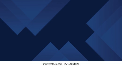 Black dark navy blue silver abstract pattern background. Geometric shape. Line triangle angle fold polygon diamond 3D simple abstract modern