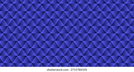 Black dark navy blue silver abstract pattern background. Geometric shape. Line triangle angle fold polygon diamond 3D. Color gradient ombre. Rough grain noise. Light shadow. Matte shimmer. Minimum.