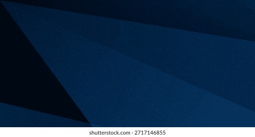 preto escuro azul marinho azul prata abstrato padrão fundo. forma geométrica. linha triângulo dobra polígono diamante 3d. cor gradiente ombre. ruídos de grãos ásperos. luz eps 10