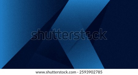Black dark navy blue silver abstract pattern background. Geometric shape. Line triangle angle fold polygon diamond 3D. Color gradient ombre.