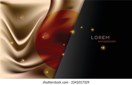 black dark shine bubble abstract vector background