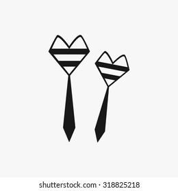 Black Dart Arrow icons set. Vector Illustration eps10
