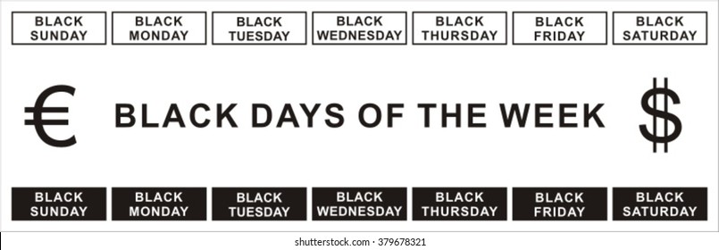 Black days of the week