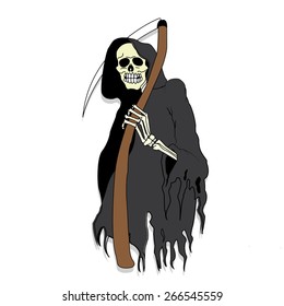 Grim Reaper Sword Stock Vector (Royalty Free) 423805201