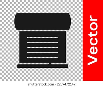Black Decree, paper, parchment, scroll icon icon isolated on transparent background.  Vector - Powered by Shutterstock - Get 15% off with code: PIKWIZARD15