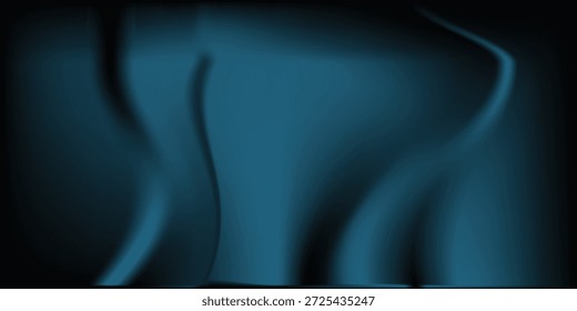 Fondo gris gasolina verde azul oscuro profundo negro. Tela de satén de seda. Lujo elegante belleza premium rica. Brillo brillante brillante brillante sedoso. Pliegue de cortina. Navidades de cumpleaños festivo.