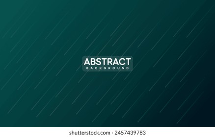 black and deep green gradient , white lines elements abstract background