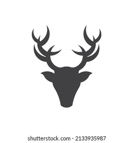 Black Deer Siluet Logo Vector Stock Vector (Royalty Free) 2133935987 ...