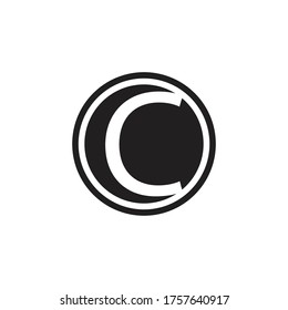 black design logo font c