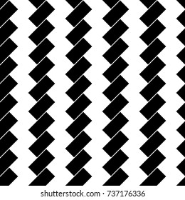 Black diagonal dashes abstract on white background. Seamless surface pattern with linear ornament. Angled broken strokes motif. Slanted stripes. Striped digital paper for print. Dashed lines vector.