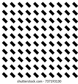 Black diagonal dashes abstract on white background. Seamless surface pattern with linear ornament. Angled broken strokes motif. Slanted stripes. Striped digital paper for print. Dashed lines vector.