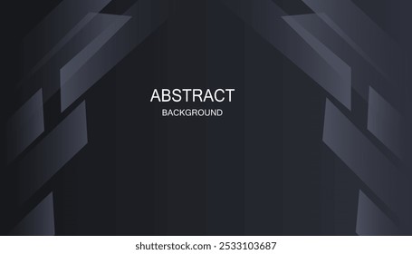 Plano de fundo de camadas diagonais pretas com espaço para apresentação