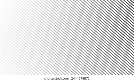 Black diagonal line striped Background. Vector parallel slanting, oblique lines texture for fabric style