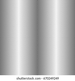 Black diagonal sharp lines abstract background. Surface pattern design with linear ornament. Stripes motif. Image with slanted rays. Digital paper with chevrons, zigzag and rhombuses. Optical art.