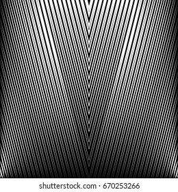 Black diagonal sharp lines abstract on white background. Surface pattern design with linear ornament. Stripes motif. Image with slanted rays. Digital paper with chevrons, zigzag, triangle. Vector art.