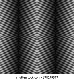 Black diagonal sharp lines abstract background. Surface pattern design with linear ornament. Stripes motif. Image with slanted rays. Digital paper with chevrons, zigzag and rhombuses. Optical art.