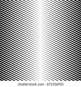 Black diagonal sharp lines abstract background. Seamless surface pattern design with linear ornament. Stripes motif. Image with slanted rays. Striped digital paper. Hatched illustration. Optical art.