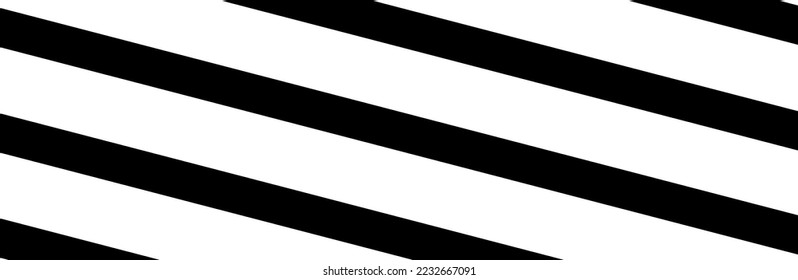 Rayas diagonales negras sobre fondo blanco. Patrón de líneas rectas para el fondo y la plantilla de fondo. Líneas realistas con textura de rayas repetidas. Fondo geométrico simple, ilustración vectorial