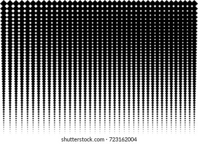 Black diamond halftone optical illusion
