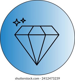 black Diamond icon vector design