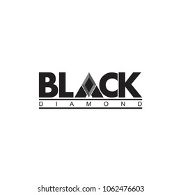 Black DIAMOND Logo Design Vector