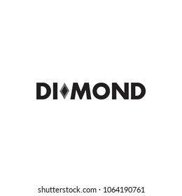 Black DIAMOND logo design vector