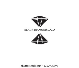 black diamond vector logo design