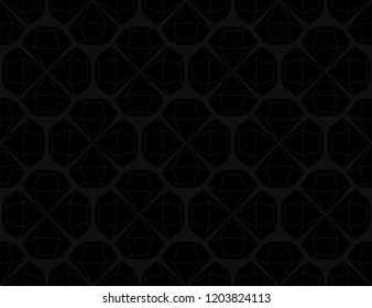 black diamonds on gray background. vector seamless pattern. simple geometric texture. textile paint. dark repetitive background. fabric swatch. wrapping paper. modern stylish texture