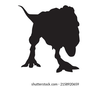 Black dinosaur Images. Premium Vector