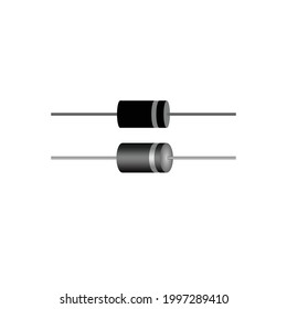 black diode logo vektor template