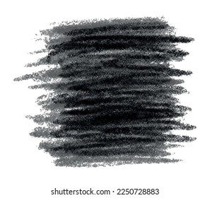 Schwarze schmutzige Lackhintergrund-Design. png-Illustration. Handfarbtextur einzeln, strukturierter Hintergrund von Kunstfarben, Notebook-Label