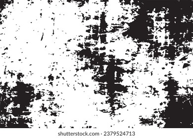 black dirty stained grungy texture on white background