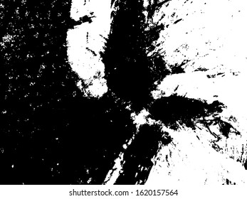 Black dirty texture. Old painted wall. Grunge texture pattern. Gloomy vintage background