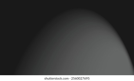 Black Doff smooth gradient background for backdrop or presentation