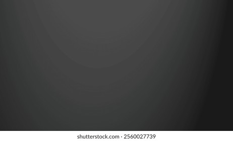 Black Doff smooth gradient background for backdrop or presentation