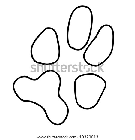 Free Free Cat Paw Outline Svg 504 SVG PNG EPS DXF File