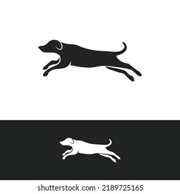 Black Dog Jumping Modern Concept Inspiration