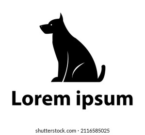 BLACK DOG SHADOW LOGO VECTOR 