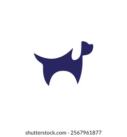 black dog silhouette on white background, dog logo, dog icon, pet vector, paws design animals, animals logo, cats symbol, doggy design, doggy vector, veterinary icons, animals vector for business.