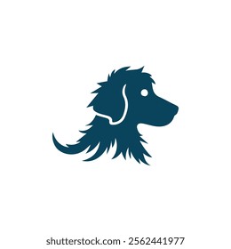 black dog silhouette, Vector silhouette of dog on white background, dog logo design vector, dog icon, pow icon vector, animals logo for any company and business. doggy symbol, doggy icon, doggy logo, 