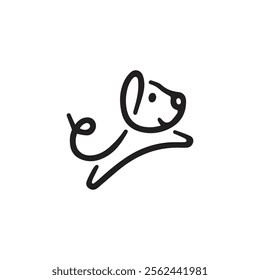 black dog silhouette, Vector silhouette of dog on white background, dog logo design vector, dog icon, pow icon vector, animals logo for any company and business. doggy symbol, doggy icon, doggy logo, 