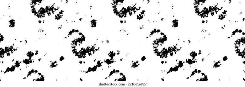 Black Doodle Round. Black Seamless Stain. Black Sketch Brush. Dirty Stain Watercolor. Sketch Dirty Vector. Vector Ink Print. Seamless Repeat Pattern. White Stripe Culture. Vector Ink Stain Background