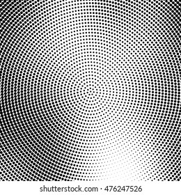 black dot circle halftone pattern vector background