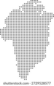 Black Dot Greenland Map American Country