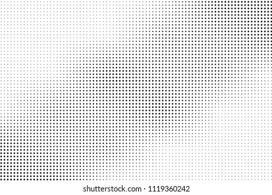 Black dot lines pattern. Halftone background. Futuristic panel. The backgrounds to create a modern backdrops, posters, banners in the style of pop art style. Vector illustration