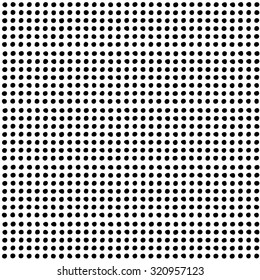 black dot on white background hand drawn pattern