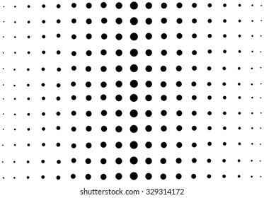 Black dot on white background