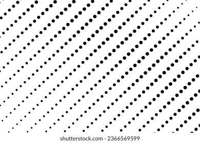 Black dot pattern on white background