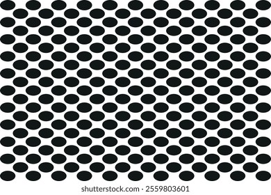 black dot pattern, special on white background