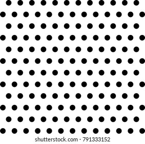Black dot seamless pattern